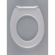 Hamberger Sanitary - WC-Sitz Modell OCEAN weiß Solidfix Edelstahl B0302W o.D