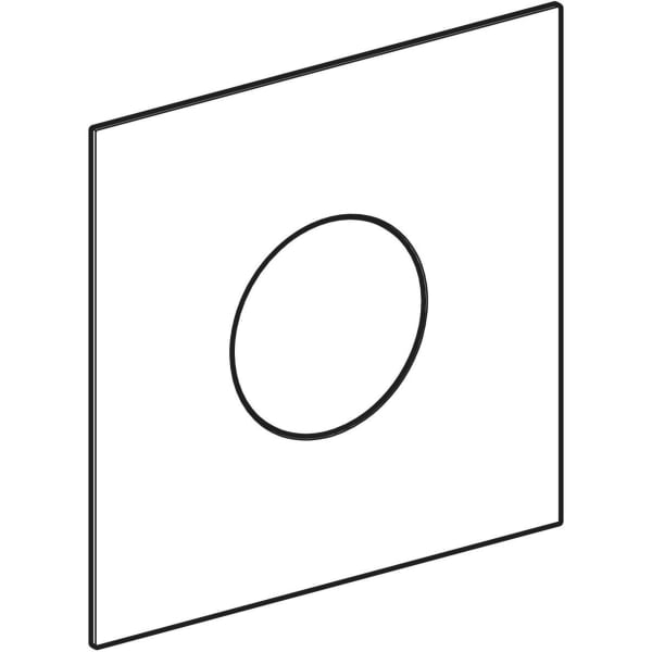 Geberit Vertriebs - Typ 40 Abdeckplatte für UR-Strg. IR Round, lava