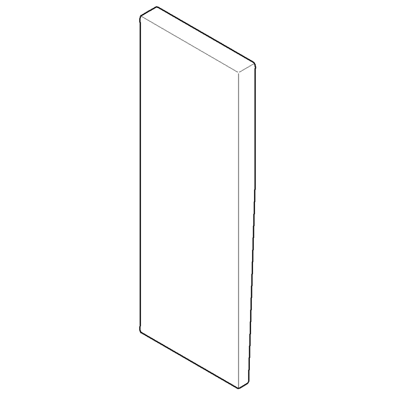 Dornbracht - Griff für Waschtisch Wand Ersatzteile 092073044 45 x 8 x 125 mm Champagne