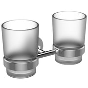 Ideal Standard - doppelter Glashalter IOM, mattglas Chrom
