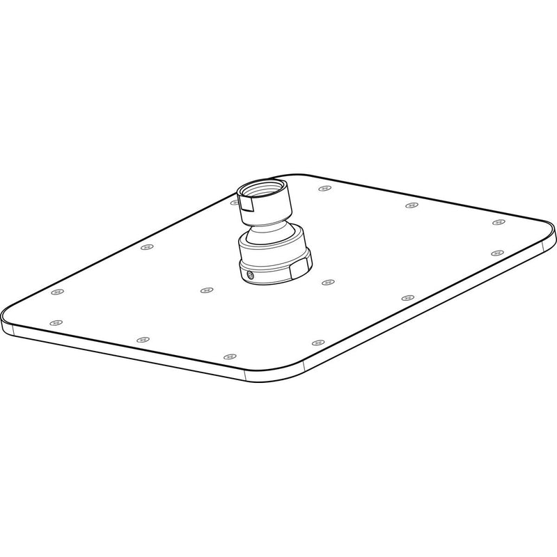 Ideal Standard - Kopfbrause IDEALRAIN CUBE, flach, 200mm, Chrom