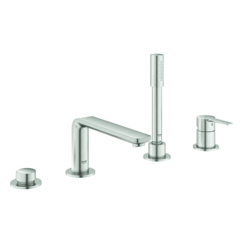 Grohe - 4-Loch EH-Wannenkombination LINEARE 19577 supersteel