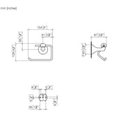 Dornbracht - Papierrollenhalter o. Deckel MADISON 83500361 messing
