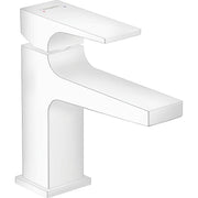 Hansgrohe - Waschtischmischer 100 METROPOL mattweiß kurzer Ausl.Push-Open Abl