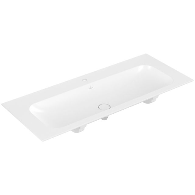 VILLEROY & BOCH - Schrankwaschtisch Finion 1200x500mm re-eckig 1HL. o. ÜL. Stone White cplus