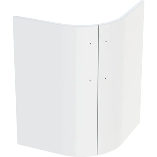Geberit Vertriebs - Türen in weiß/COMPRIMO Schrank 862150
