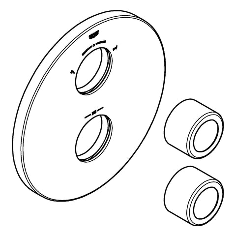 Grohe - Rosette 47810 supersteel
