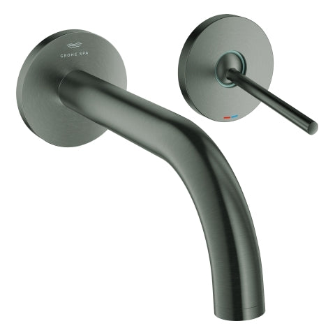 Grohe - 2-L-WT-Wandbatterie Atrio 29410 FMS Ausladung 185mm hard graphite geb