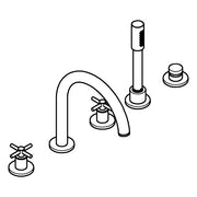 Grohe - 5-Loch-Wannen-Kombination Atrio 29408 FMS Kreuz-Griff cool sunrise