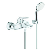 Grohe - EH-Wannenbatterie Eurostyle 23729 mit Wandhalterset Hebel geschl. chrom