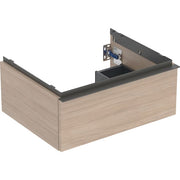 Geberit Vertriebs - iCon Unterschrank für WT, 1 Schubl. 59,2x24,7x47,6cm, Eiche natur/Gr. Lava