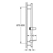 Grohe - Brausestange RAINSHOWER Smart Active 26603 900mm cool sunrise geb
