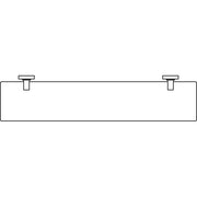 Ideal Standard - Glasablage IOM 520mm Klarglas Chrom