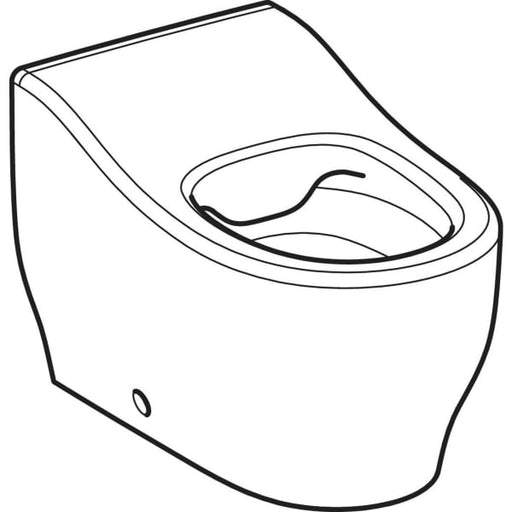 Geberit Vertriebs - Bambini SWC f. Kleinkinder Tiefspüler Rimfree, H:24cm, Rimfree, weiß, KeraTect
