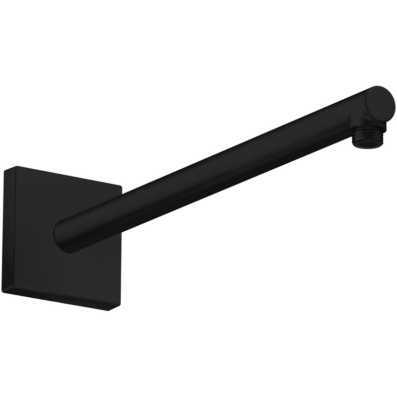 Hansgrohe - Brausearm DN15 390mm eckig Axor mattschwarz