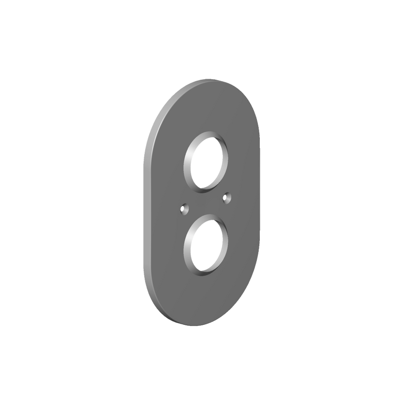 Dornbracht - Abdeck. m.Mengenregulier. Ersatzteile 90110205800 151 x 241 x 16 mm platin mat