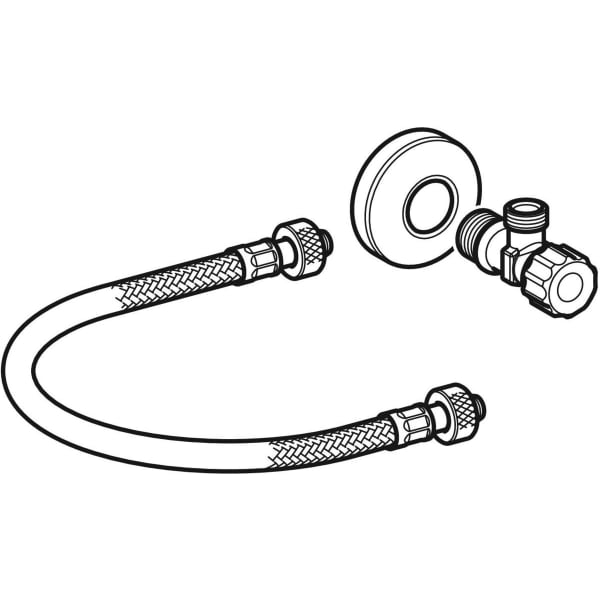 Geberit Vertriebs - Wasseranschluss Set für Aufsätze