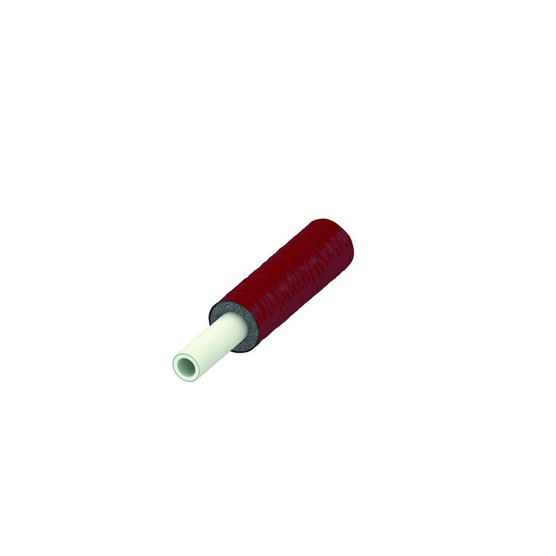TECE SE - TECElogo Verbundrohr PE-RT/AL 20x2,25mm vorgedämmt RS 6, rot, (Rolle:75m) je m