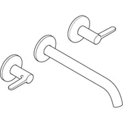 Hansgrohe - 3-Loch Wannenarmatur AXOR One Unterputz Wandmontage Hebelgr.chr