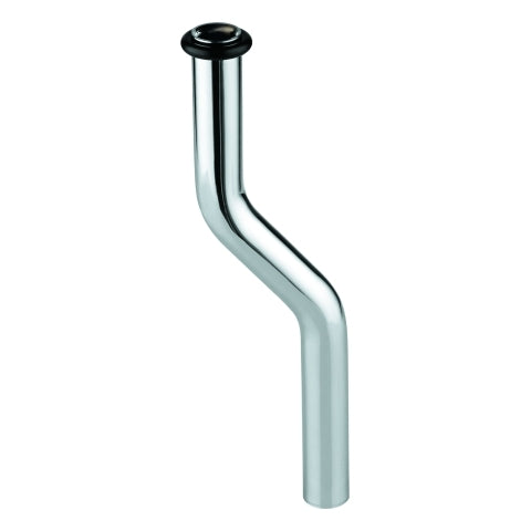 Grohe - Urinal-Spülrohr 37039 Durchm.18mm 200mm aus Messing Kröpfung 40mm chrom