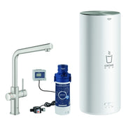 Grohe - Armatur und Boiler RED Duo 30325 L-Size L-Auslauf supersteel