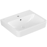 VILLEROY & BOCH - Waschbecken O.novo 550x460mm Eckig 1HL. mit Überlauf Weiß Alpin