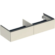 Geberit Vertriebs - ONE Unterschrank für WT/-Platte 2 Schubl., 133,2x26,6x47cm,sandgrau hgl