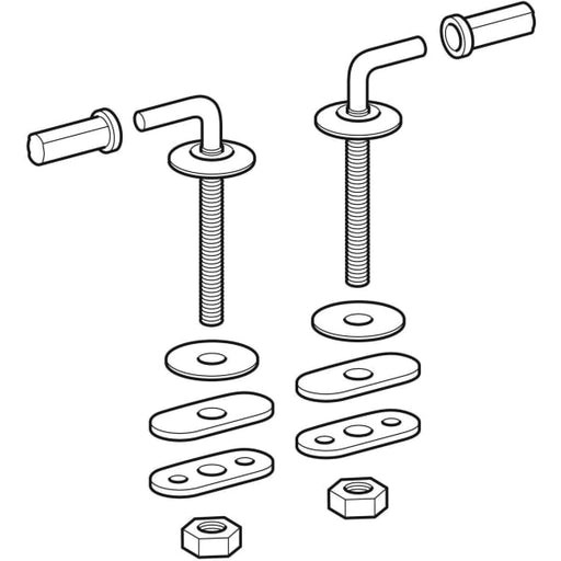 Geberit Vertriebs - Edelstahlscharniere, zu 572165