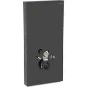 Geberit Vertriebs - Monolith Plus Sanitärmodul f. WWC 101cm, Glas schwarz / alu. schwarzchrom
