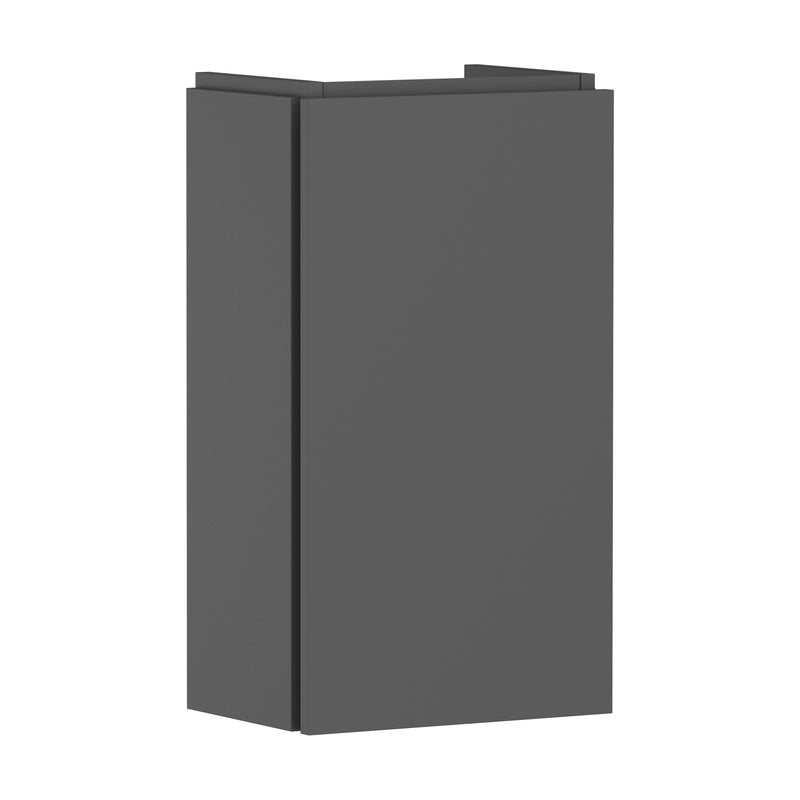 Hansgrohe - WTU 340x240mm HWB,Anschlag rechts schiefergrau matt