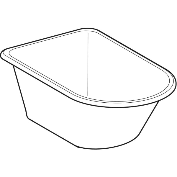 Geberit Vertriebs - Säuglingspflegebecken 406010 765x470x310mm (40 l) weiß