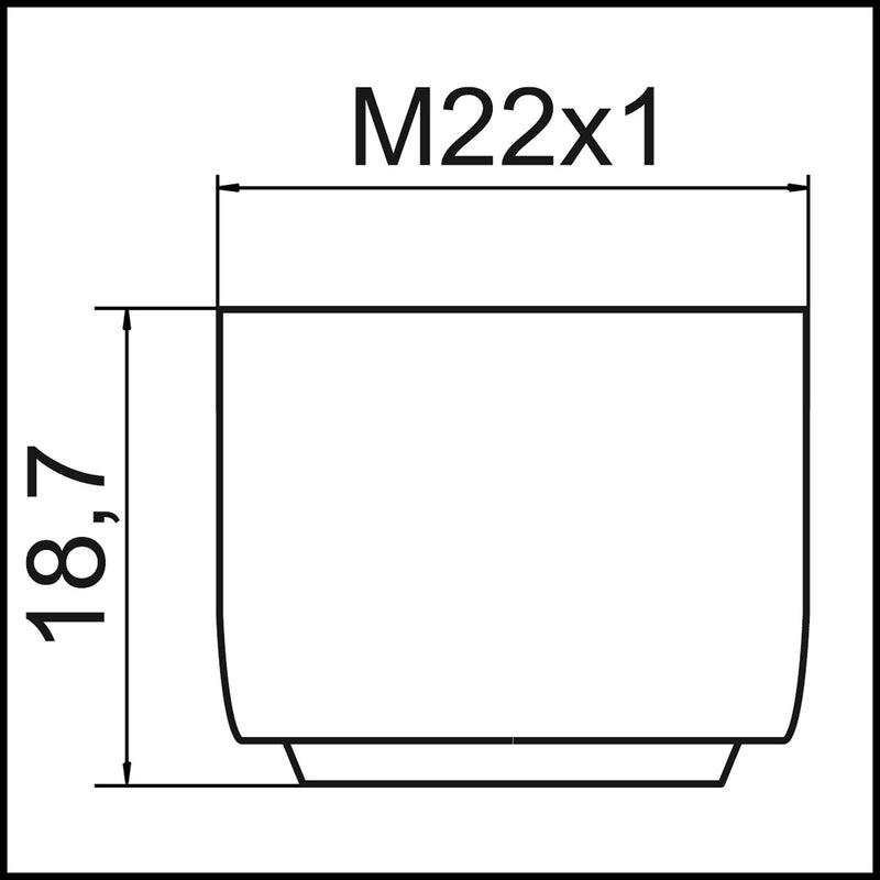 NEOPERL - CASCADE SLC Econom Strahlregler verchromt,M22x1,Z = 7.5 - 9 l/min