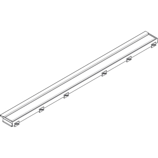 Hansgrohe - Duschrinne RAINDRAIN Match 1000 mm mit höhenverstellbaren Rahmen MSW