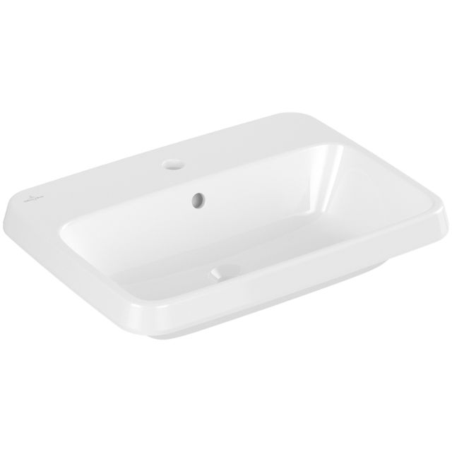 VILLEROY & BOCH - EinbauWT Architectura 600x450mm re-eckig 1HL. m. ÜL. Weiß Alpin cplus