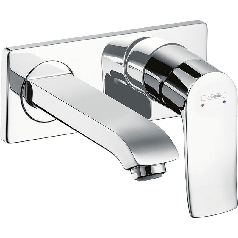Hansgrohe - Waschtischmischer Unterputz METRIS LowFlow F-Set chrom kurzer Auslauf
