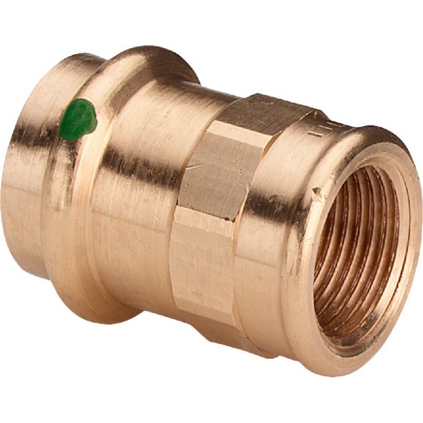 Viega - Übergangsstück SANPRESS 2212 35mm x 1 IG Siliziumbronze