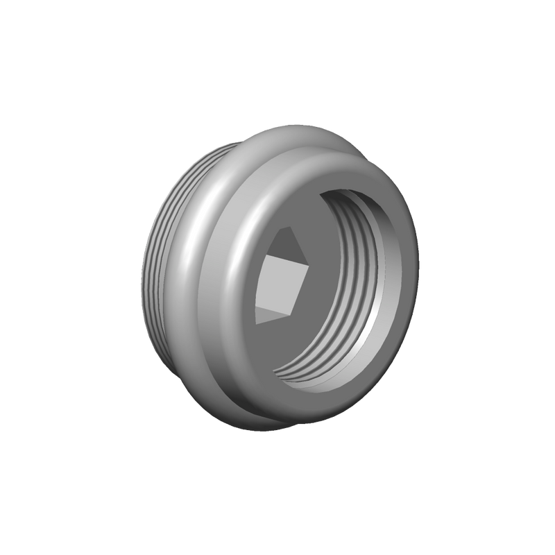 Dornbracht - Nippel Ersatzteile 09240302210 M22 x1 x 18 x 1 platin