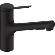 Hansgrohe - Spültischmischer 150 Zesis M33 Ausziehbrause 2jet sBox lite mattschwarz