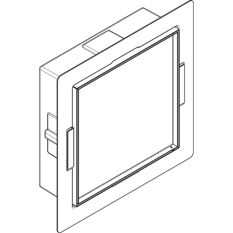 Hansgrohe - XtraStoris Rock Wandnische mit befliesb.Tür 300 x 300 x 100 mm BST