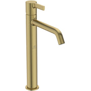 Ideal Standard - Waschtischarmatur JOY, m.verl.Sockel, o.Ablgarn., Ausld.170mm, Brushed Gold