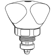 Grohe - Oberteil 11049 Trecorn-de-Luxe 3/8 Markierung rot