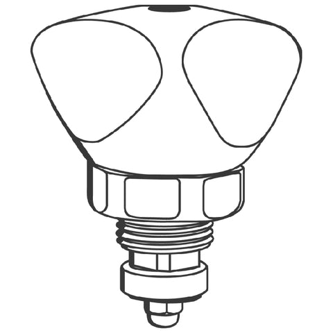 Grohe - Oberteil 11049 Trecorn-de-Luxe 3/8 Markierung rot