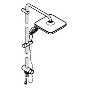 Grohe - Duschsystem Tempesta 250 Cube 26694_1 mit Umstellung chrom