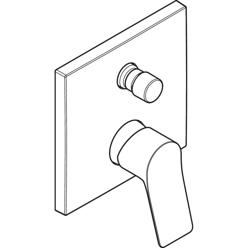 Hansgrohe - Wannenmischer Unterputz VIVENIS Fertigset chrom