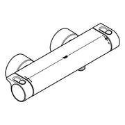 Grohe - Brause Thermostat GROHTHERM 2000 34169 Wandmontage chrom