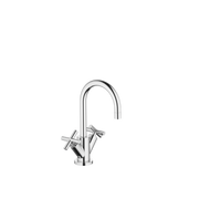 Dornbracht - Waschtisch 1-Locharmatur TARA 22512892 Kreuzgriff chrom