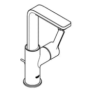 Grohe - Einhand-Waschtischbatterie LINEARE 23296 L-Size chrom