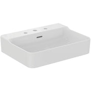 Ideal Standard - Waschtisch CONCA, 3 Hl., m.Ül., 600x450x165mm, Weiß mit IdealPlus