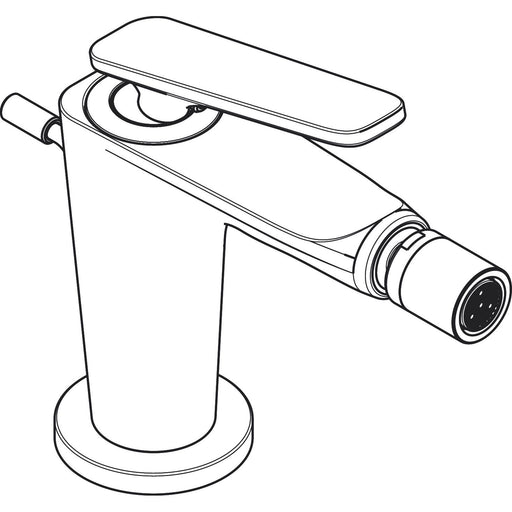 Hansgrohe - Bidetmischer Axor Citterio C mit Zugstangen Ablaufgarnitur chrom