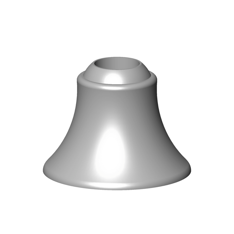 Dornbracht - Rosette Ersatzteile 092782001 D.60x45mm platin gebürstet
